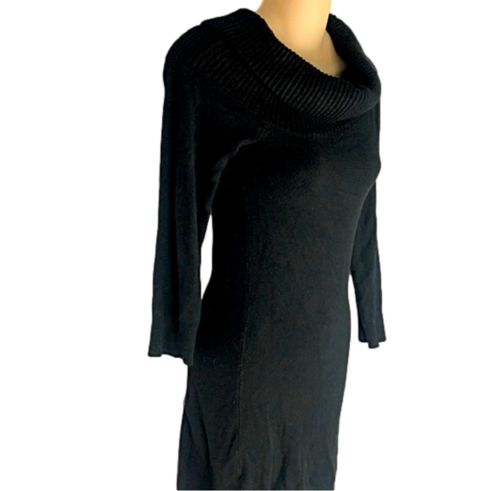 Cowl Neck Sweater Dress